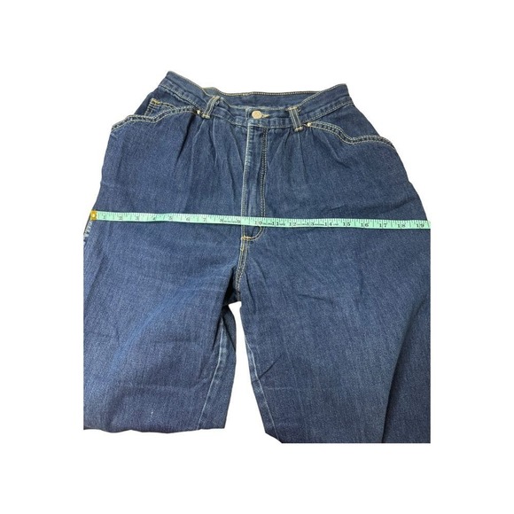 Zena Vintage High-Waisted Mom Jeans Dark Wash Denim Retro 90s Style Size 12‎ - Picture 14 of 15